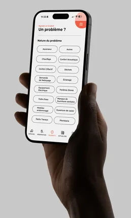 Écran Ticketing & incidents — application Wise Building